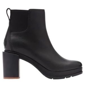Sorel Black Leather Chelsea Boot
